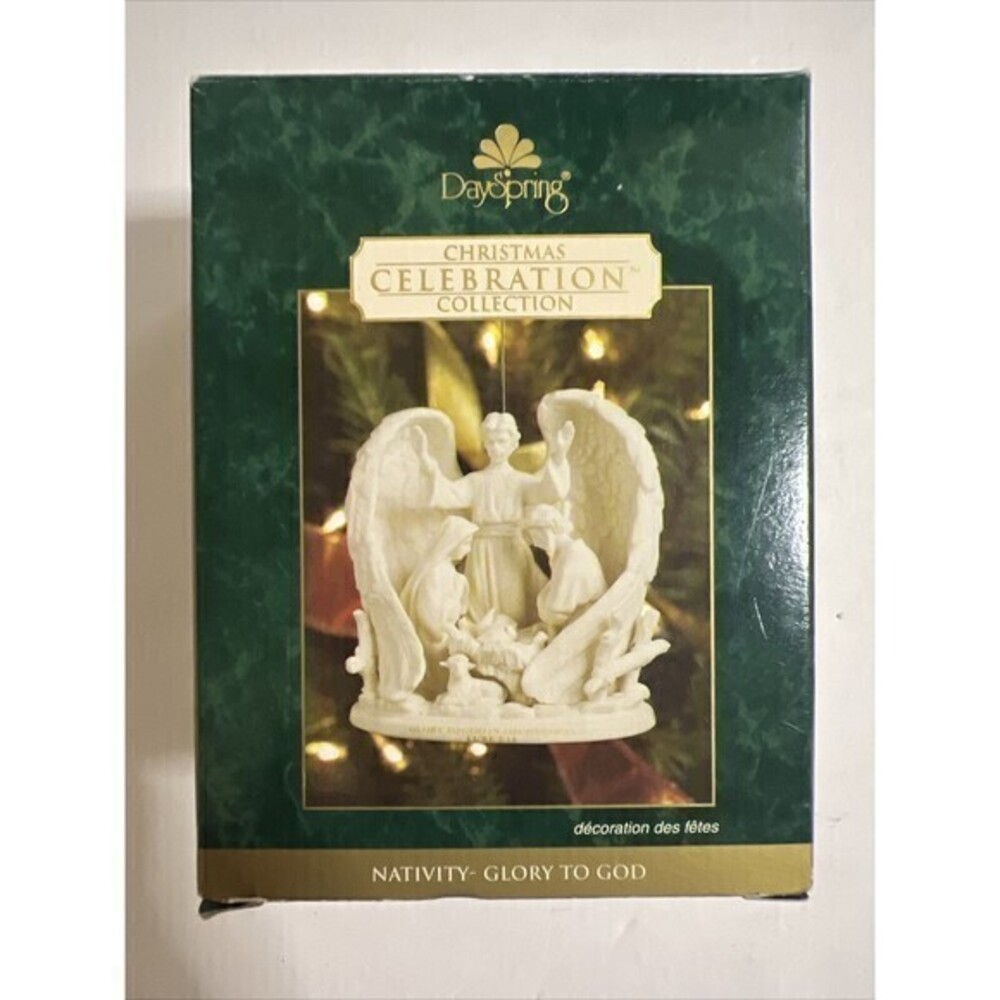 DaySpring Christmas Celebration Nativity Glory to‎ God  Ornament Figurine 2004